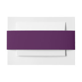 Faixa Decorativa Para Convite Cor Sólida Púrpura da beringela