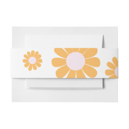 Faixa Decorativa Para Convite Daisy Chá de fraldas
