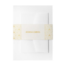 Deco de Arte Geométrica Dourada e Branca