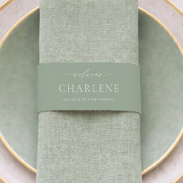 Faixa Decorativa Para Convite  Elegant Menu & Invitation Wrap