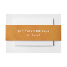 Elegante Sunset Orange Watercolor Casamento Person