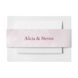 Faixa Decorativa Para Convite Eteal Magnolia Flower, Casamento