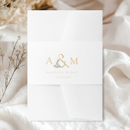 Faixa Decorativa Para Convite Eucalyptus Ampersand Wedding