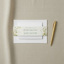 Faixa Decorativa Para Convite Eucalyptus Greenery Casamento Botânico Elegante