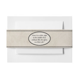 Faixa Decorativa Para Convite Fairytale Wedding