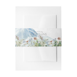 Faixa Decorativa Para Convite Flor de Campo Montanhesa Rústica | Monograma de Ca