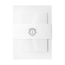 Formal Floral Crest Monograma Casamento
