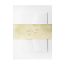 Green Pastel Floral Watercolor Wedding