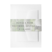 Invitation Belly Bandas Aspen Tree Colorado