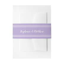 Lavanda Simples Elegante Casamento Minimalista