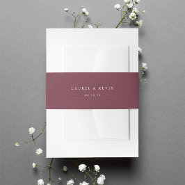 Faixa Decorativa Para Convite Marsala Personalizada Wedding