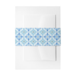 Faixa Decorativa Para Convite Mediterranean Tile Pattern | Amalfi Coast Wedding