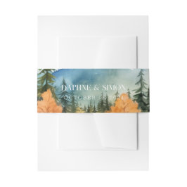 Faixa Decorativa Para Convite Misty Mountain Wedding