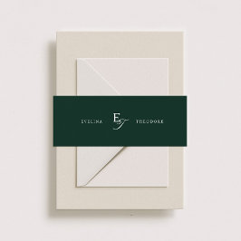 Faixa Decorativa Para Convite Monograma Clássico Parker