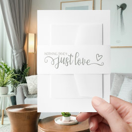 Faixa Decorativa Para Convite Nada Rico Apenas Ama Casamento Minimalista
