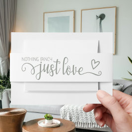 Faixa Decorativa Para Convite Nada Rico Apenas Ama Casamento Minimalista