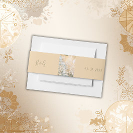 Faixa Decorativa Para Convite Pastel Wildflower Meadow Weding