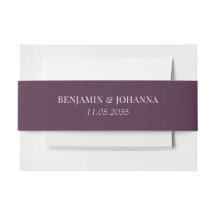 Personalização de Casamento de Cor de Bordéus Eleg