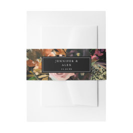 Faixa Decorativa Para Convite Roxo Dourado Russo e Rosa Rosa Esbranquiçado Flora