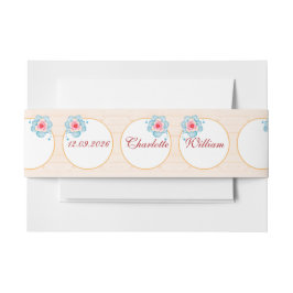 Faixa Decorativa Para Convite Rustic Floral Wedding