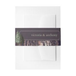 Faixa Decorativa Para Convite Sequoias e Latidos, Casamento Russo