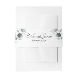Faixa Decorativa Para Convite Simple Eucalyptus
