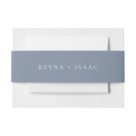 Faixa Decorativa Para Convite Slate Blue Wedding