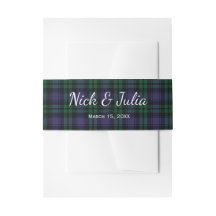 Tartan Black Watch, CASA de Casamento Xadrez