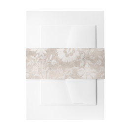 Faixa Decorativa Para Convite Vintage Grunge Ivory Damask