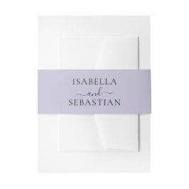 Faixa Decorativa Para Convite Wedding Lavender Lilac