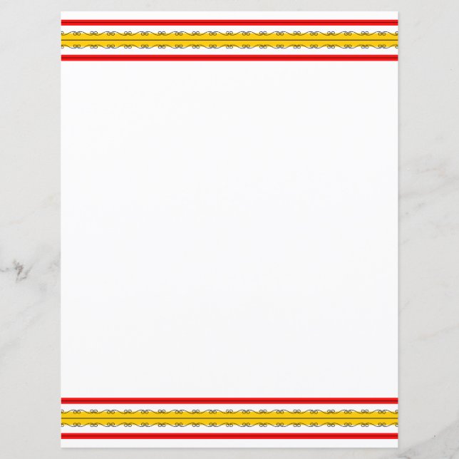 Faixa Espanhola 8,5 x 11 (Frente)