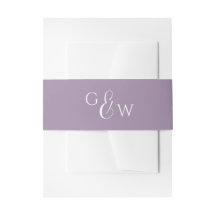 Faixa para Convite de Casamento com Flor Silvestre