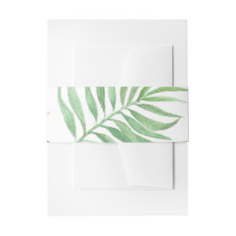 Faixa para Convite de Folha de Palmeira Tropical