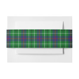 Faixa Para Convite Duncan Scottish Tartan Belly Banda