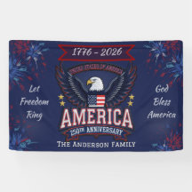 Faixa Patriótica Águia Americana de Aniversário de