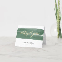 Faixa Verde Obrigado Cartões
