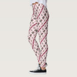 Faixas de Casamento Rosa de Flor de Noiva Leggings<br><div class="desc">Apresenta uma ilustração original com o tema do casamento de um boutonniere rosa rosa, um par de sinos prateados de casamento, um buquê de noiva e uma gravata arco arrojada. O Designer está disponível para criar e carregar designs personalizados para corresponder às cores e temas do seu casamento — clique...</div>