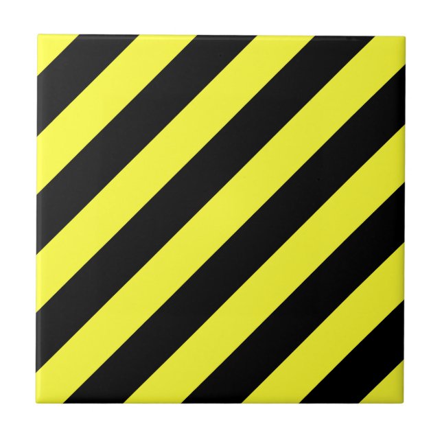 faixas diagonais preto e amarelo (Frente)