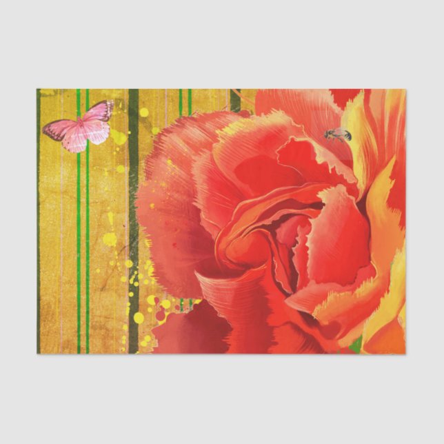 FAIXAS VERDES DE BEBER TÊS DE Papel COM PAPEL (Frente )