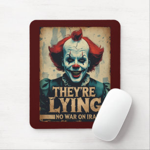 Fake News Sem Guerra Irã Paz Mousepad