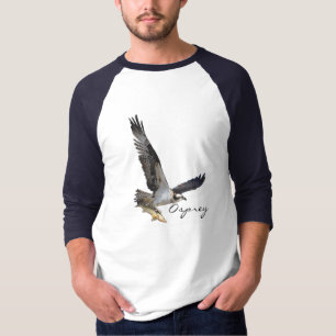 Falcão de peixes crescente do Osprey com a camisa