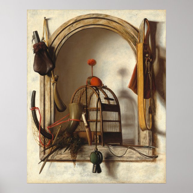 Falconry Gear, Christoffel Pierson Fine Art Poster (Frente)