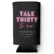 Fale 30:00 Para Mim, Neon Pink, aniversário de 30