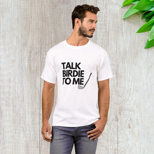 Fale Birdie Comigo Golf Dizendo Camiseta (Criador carregado)