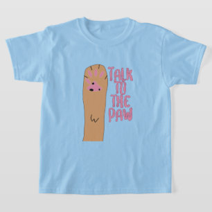 Fale com a camiseta de pata