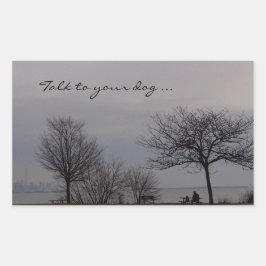 Fale com o seu adesivo de cães por RoseWrites