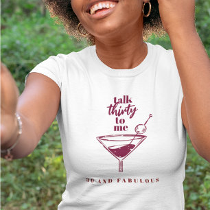 Fale Trinta Comigo Rosa Camiseta de Caftino de Ani