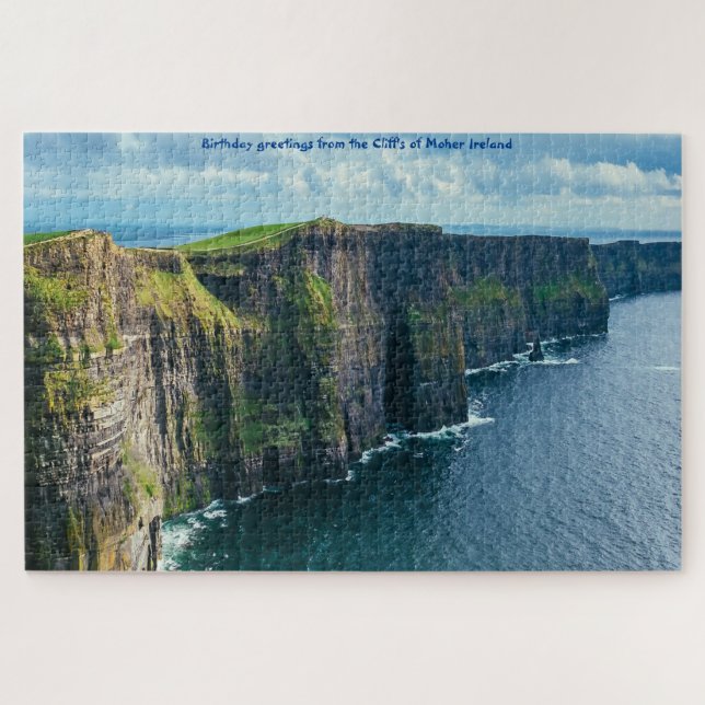 Falésias de Moher Irlanda. Quebra-cabeça (Horizontal)