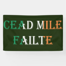 Falha de Cead Mile sobreposta no Irish Flag bnrt