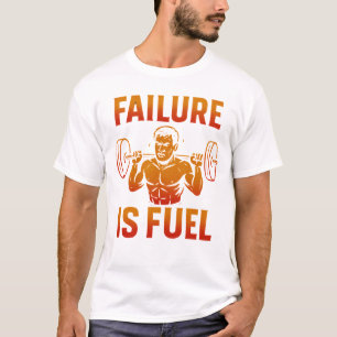 Falha é Combustível - Camisa do Guerreiro de Gym M